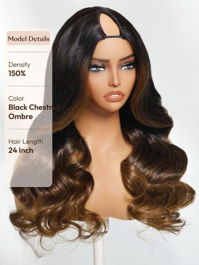 UNice EasiContour™ Body Wave Wig side view