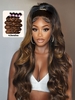 UNice Classic Brown Highlight 100% Human Hair Body Wave Bundles 8-30 Inch Length for Multi-Occasion Styling