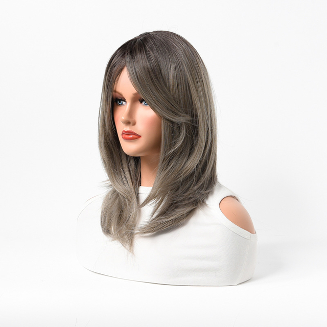Wholesale Customizable Long Curly Heat Resistant Human Hair Lace Wig for Women