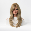 Long Length Breathable Synthetic Wig with Heat Styling Compatibility for Women