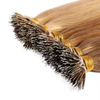 100% Virgin Remy Human Hair Nano Ring Hair Extension with 10-30 Inch Length and Dyeable Micro Beads
