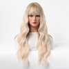 Wholesale Platinum Grey Color Pre-Plucked Heat Resistant Human Hair Full Lace Wig