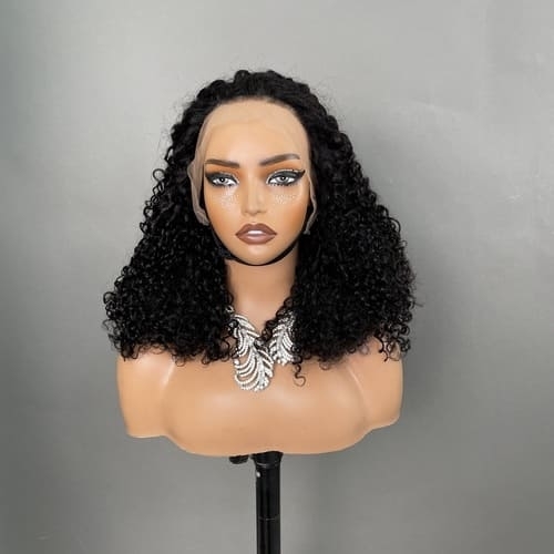 Long Curly Multi-Color Synthetic Wig with Heat Styling Compatibility for Women